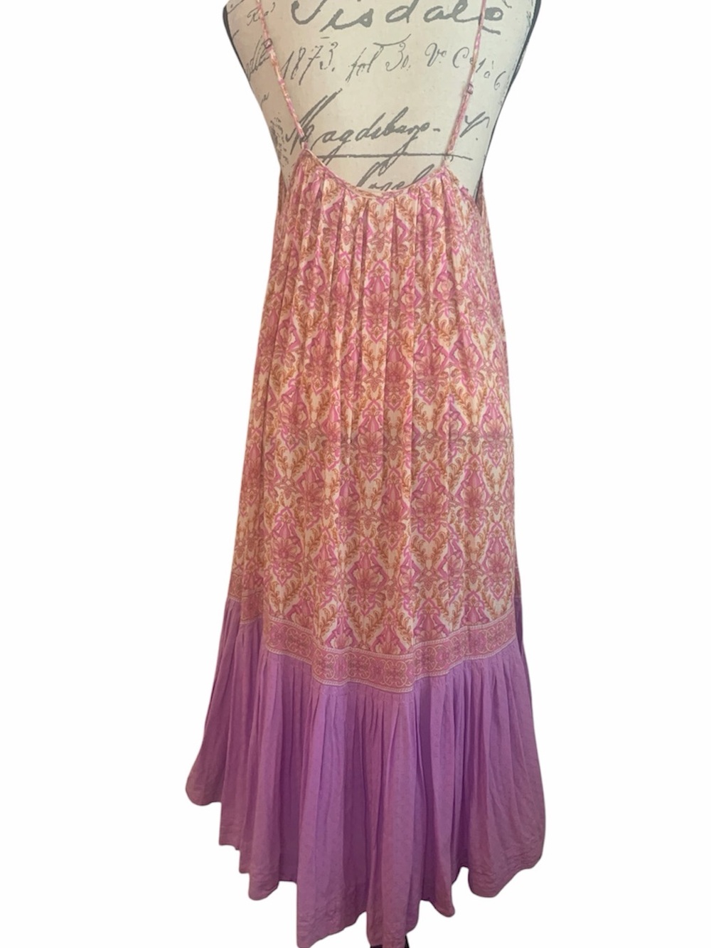 Spell Pink & Lavender Printed Midi Dress - Picture 3 of 7